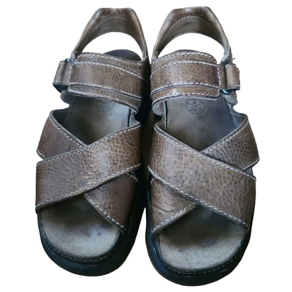 Dr. Martens Vintage 90s Chunky Sandal Men's Size 11 US Y2K Brown Leather Airwair - Picture 1 of 7